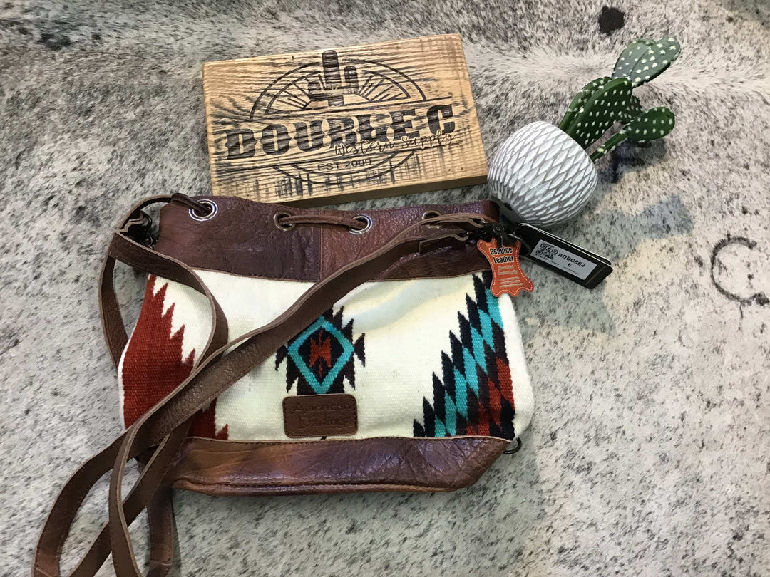 Bucket Genuine Western Leather Women Bag - Double C Western Supplyamerican darling