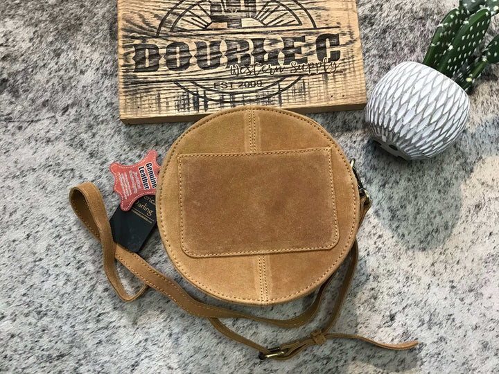 Canteen Genuine Western Suede Leather women bag - Double C Western Supplyamerican darling