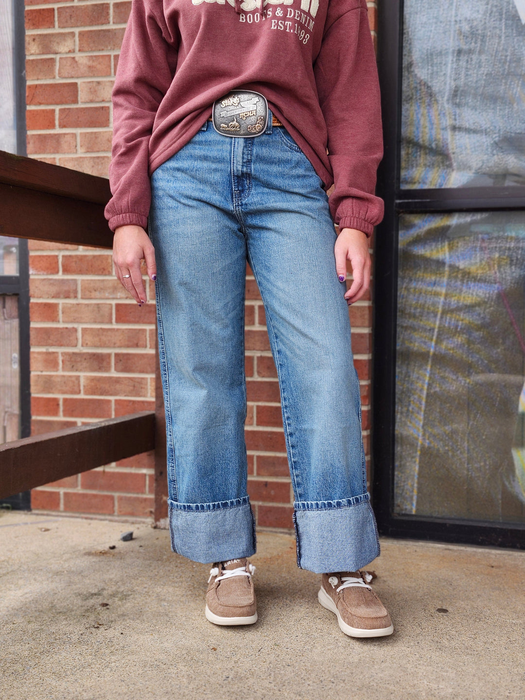 Casey Medium Stone Cruel Denim Jeans CB76154001 - Double C Western SupplyCinch
