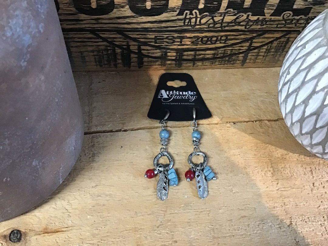 Charm &amp; Whimsy Attitude Earrings - Double C Western SupplyMontana Silversmiths