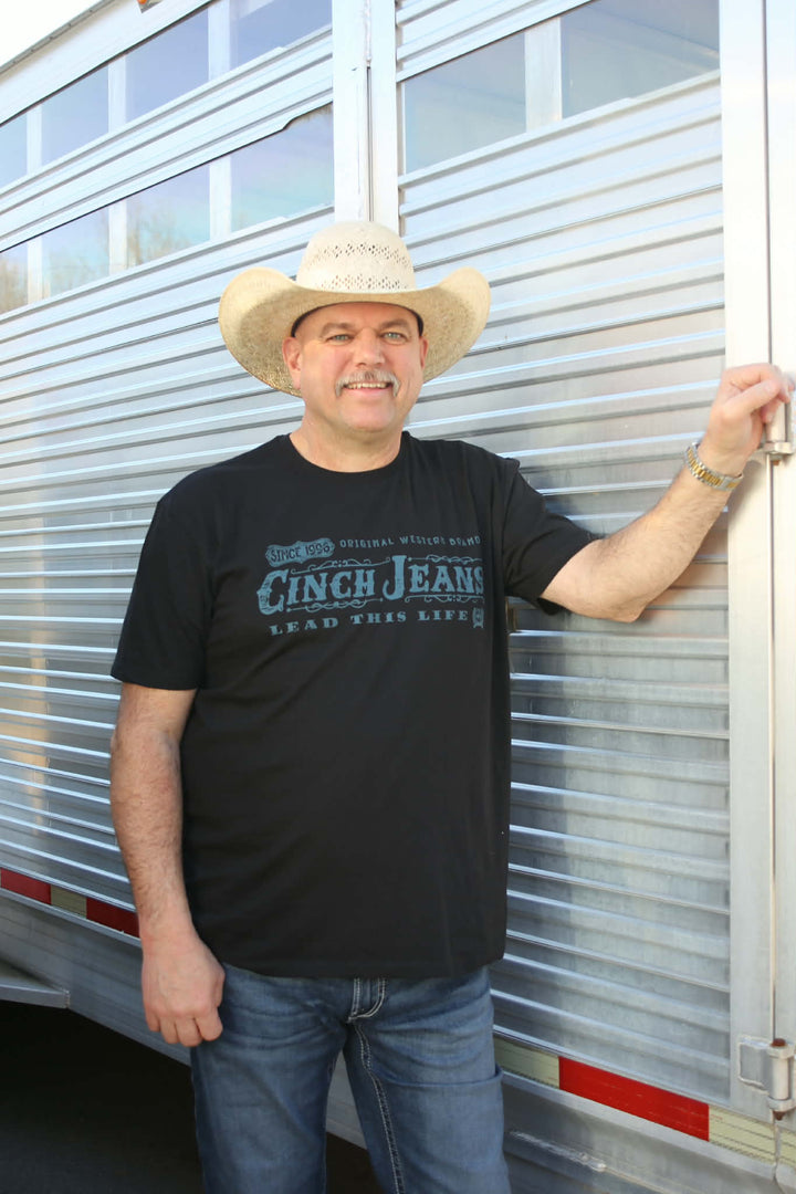 CINCH BLACK JERSEY PRINT - MENS TEE - MTT1690713 - Double C Western SupplyCinch