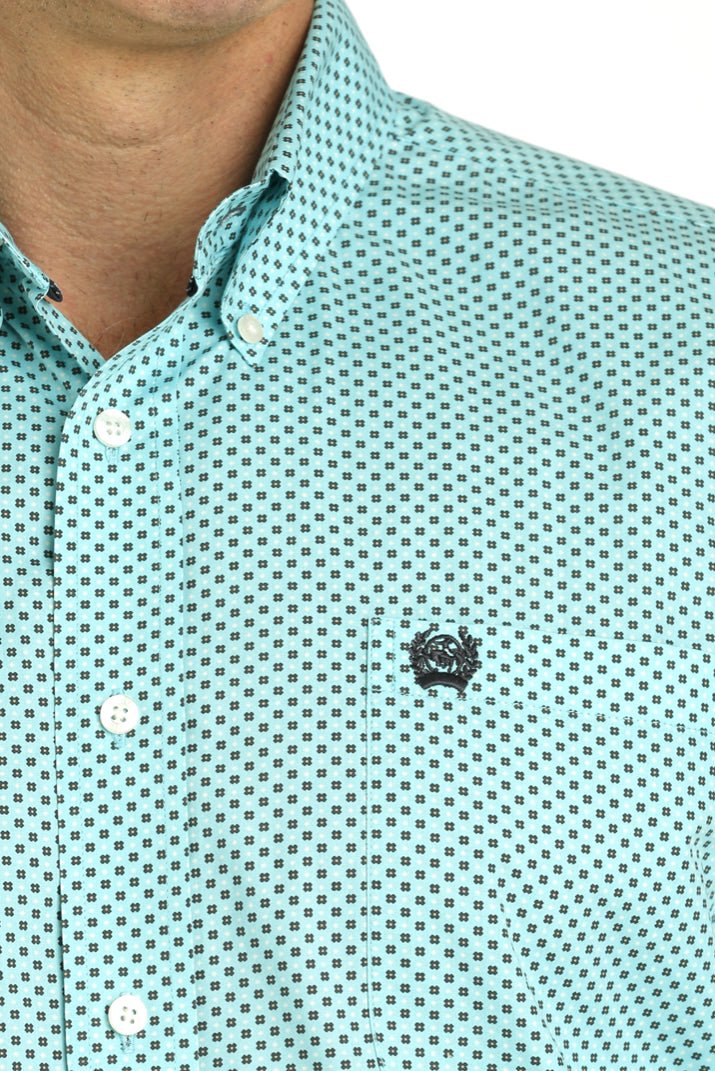 CINCH BLUE GEOMETRIC PLAIN WEAVE - Double C Western SupplyCinch