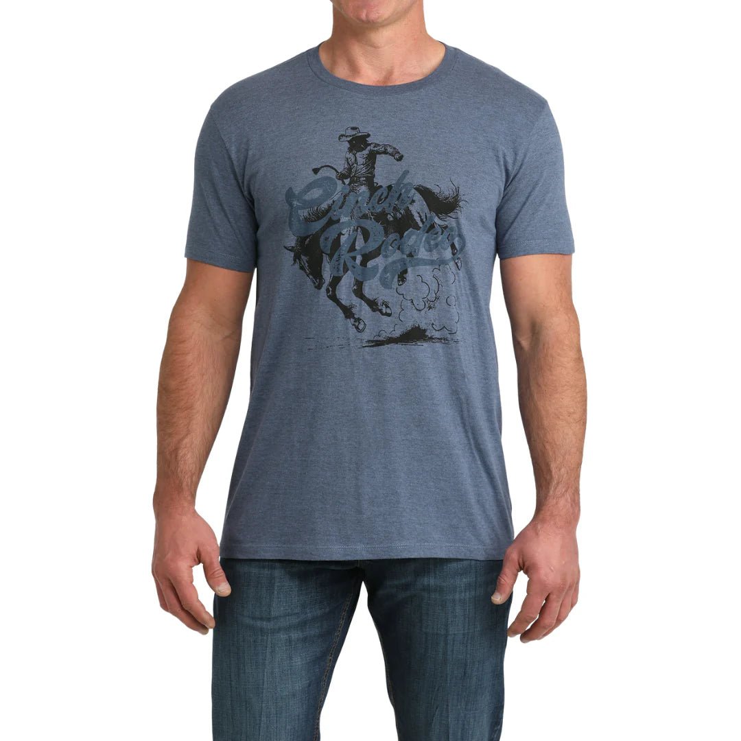 Cinch Men's Blue Rodeo Logo Printed T-Shirt MTT1690711 - Double C Western SupplyCinch