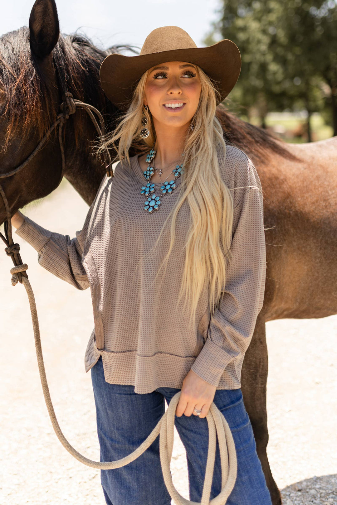 Comfortable Two Tone Thermal - Double C Western SupplyAndrée by Unit