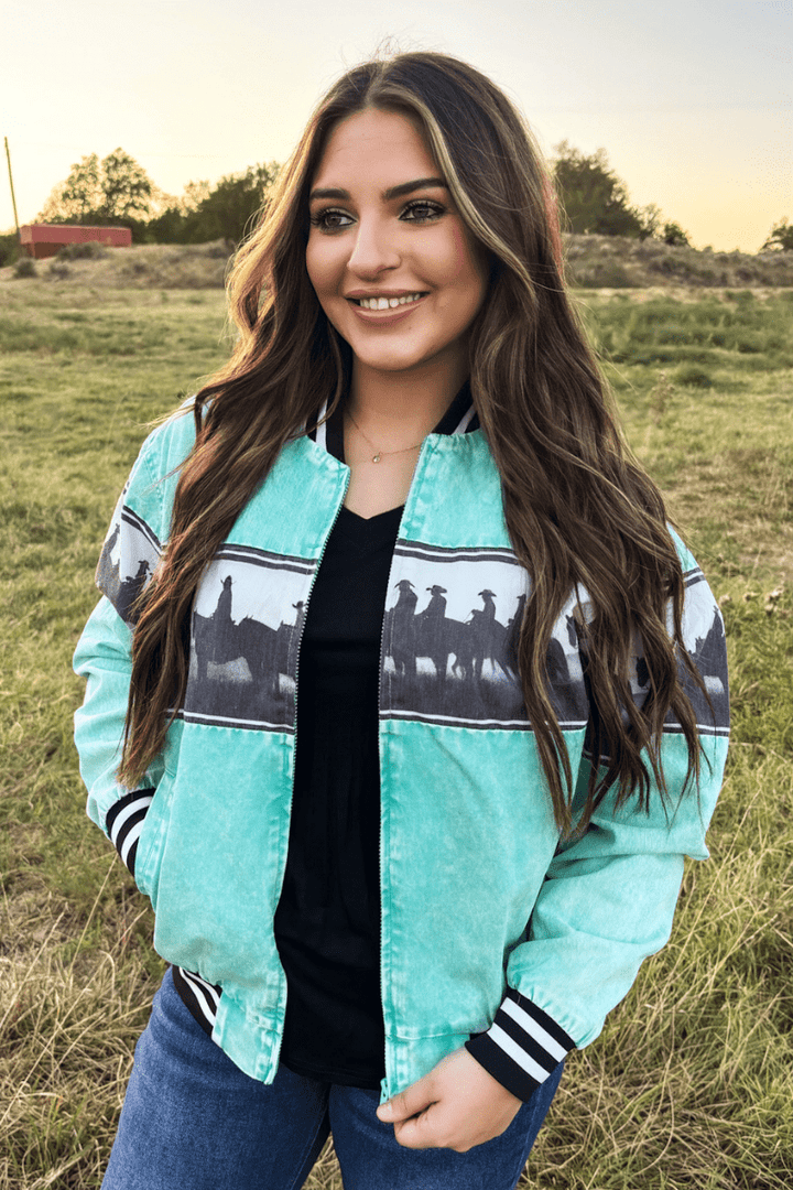 Cowboy Roundup Bomber Jacket - Double C Western SupplySterling Kreek