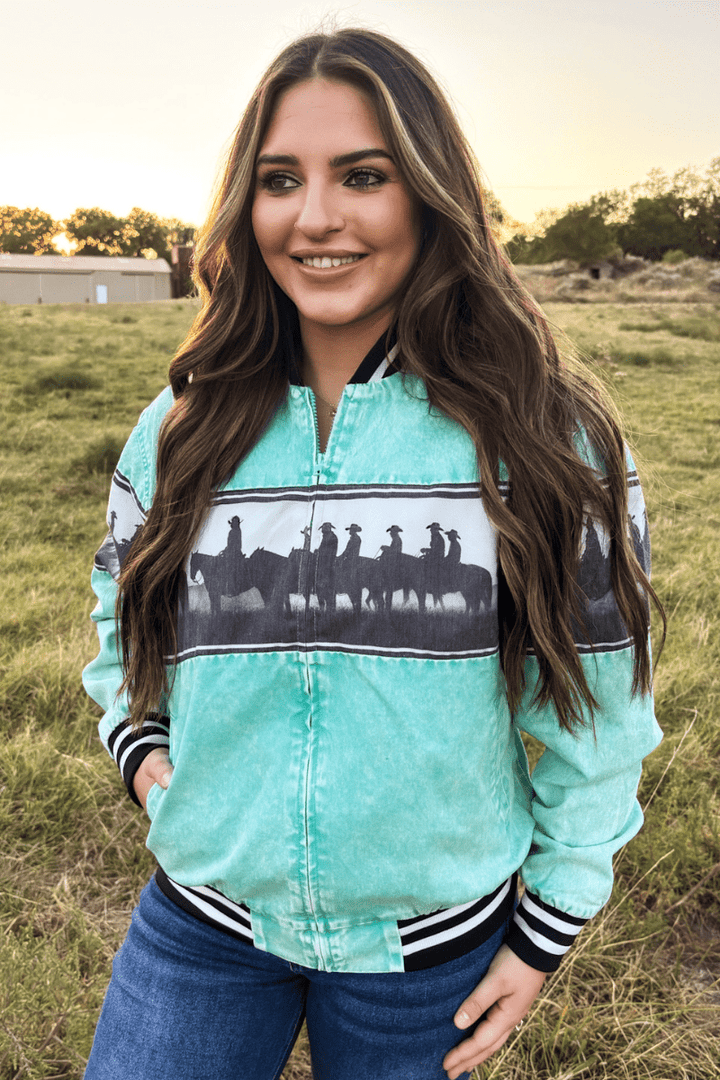 Cowboy Roundup Bomber Jacket - Double C Western SupplySterling Kreek