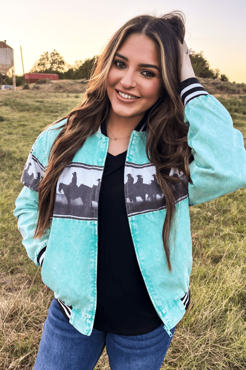 Cowboy Roundup Bomber Jacket - Double C Western SupplySterling Kreek