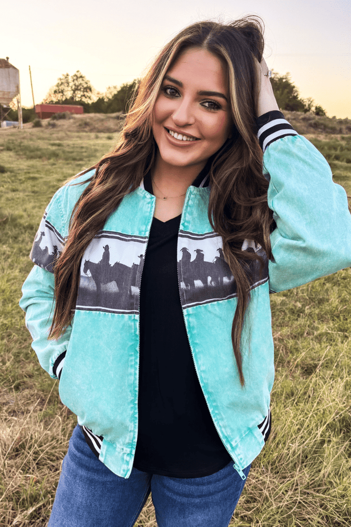 Cowboy Roundup Bomber Jacket - Double C Western SupplySterling Kreek