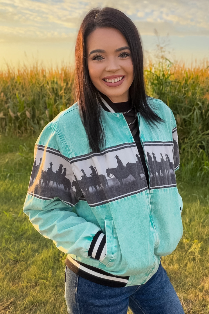 Cowboy Roundup Bomber Jacket - Double C Western SupplySterling Kreek