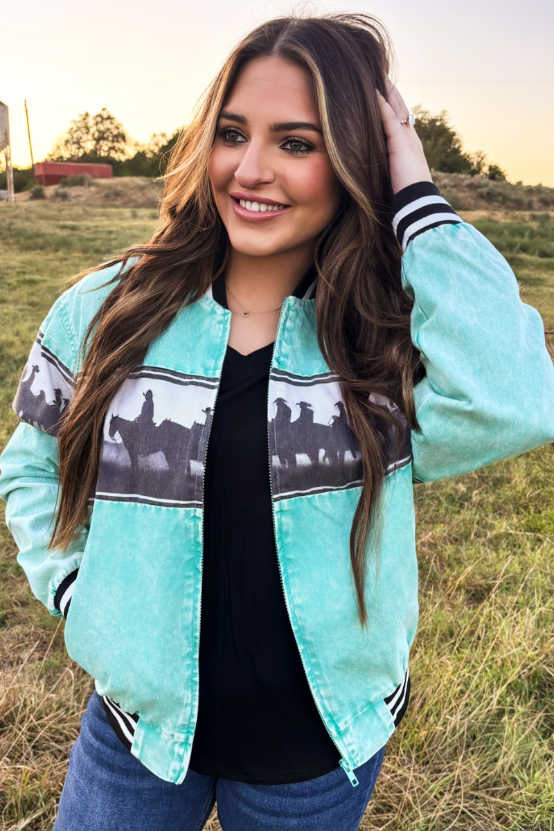 Cowboy Roundup Bomber Jacket - Double C Western SupplySterling Kreek