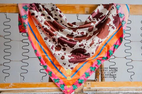 Cowhide Cactus Wild Rag - Double C Western SupplyDouble C Western Supply