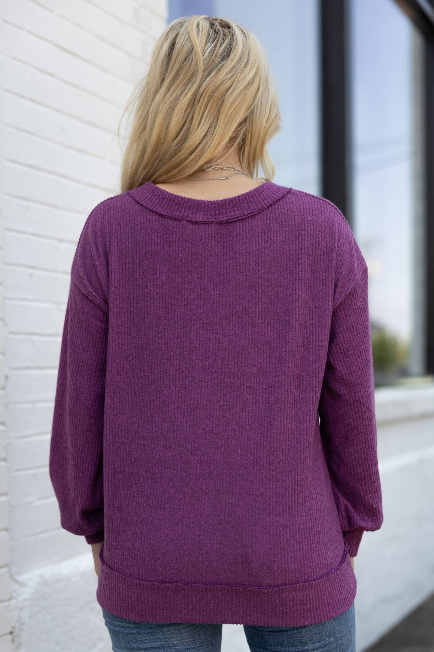 V Neck Tunic Top MHS44 Andrée by Unit