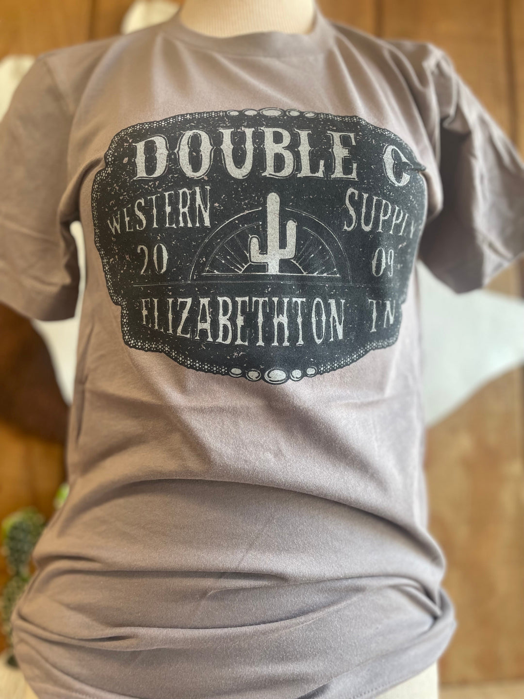 Double C Belt Buckle Print Tee - Double C Western SupplyDouble C Western Supply