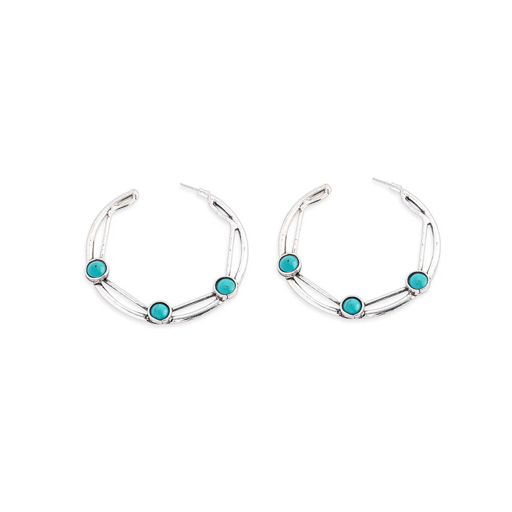 Dream Strands Earrings In Blue - Double C Western SupplyMyra