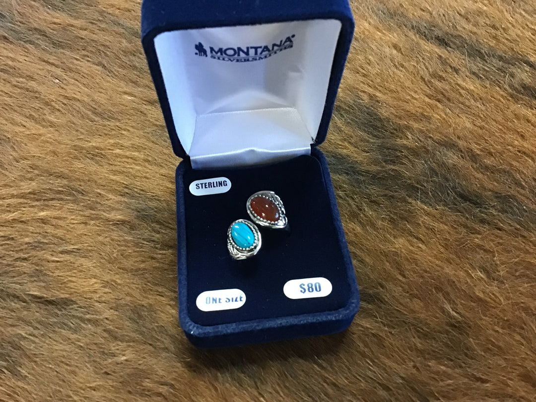 Earth &amp; Sky Adjustable Ring - Double C Western SupplyMontana Silversmiths