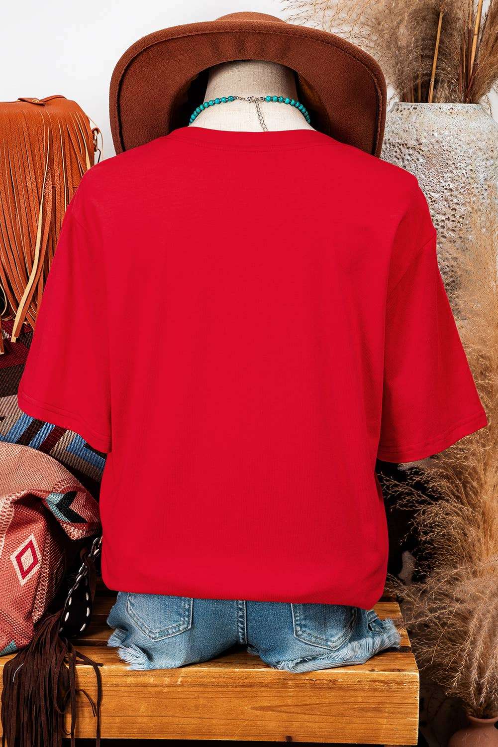 Fashion-W COWBOY Take Me Away Graphic Western Loose Tee - Double C Western Supplyfashionworks