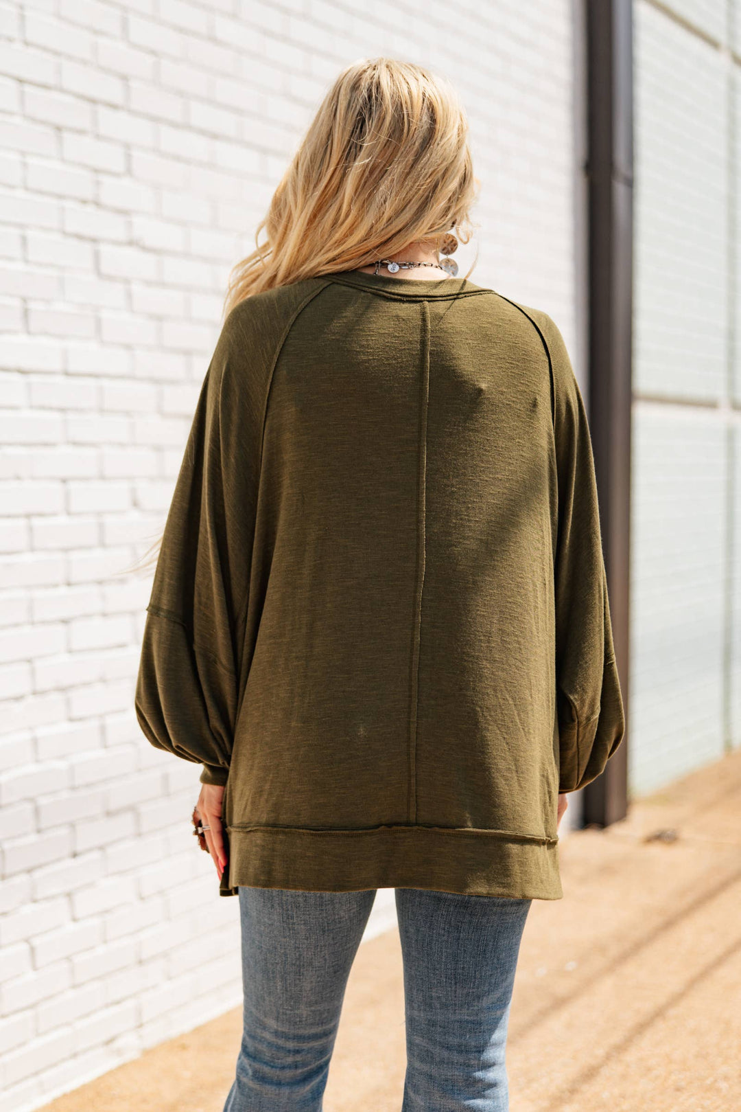 Flowy Split Neck Top Andrée by Unit