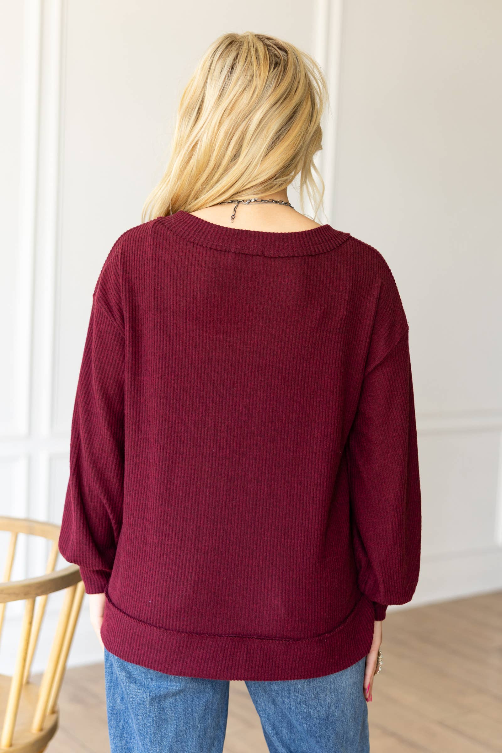 V Neck Tunic Top MHS44 Andrée by Unit