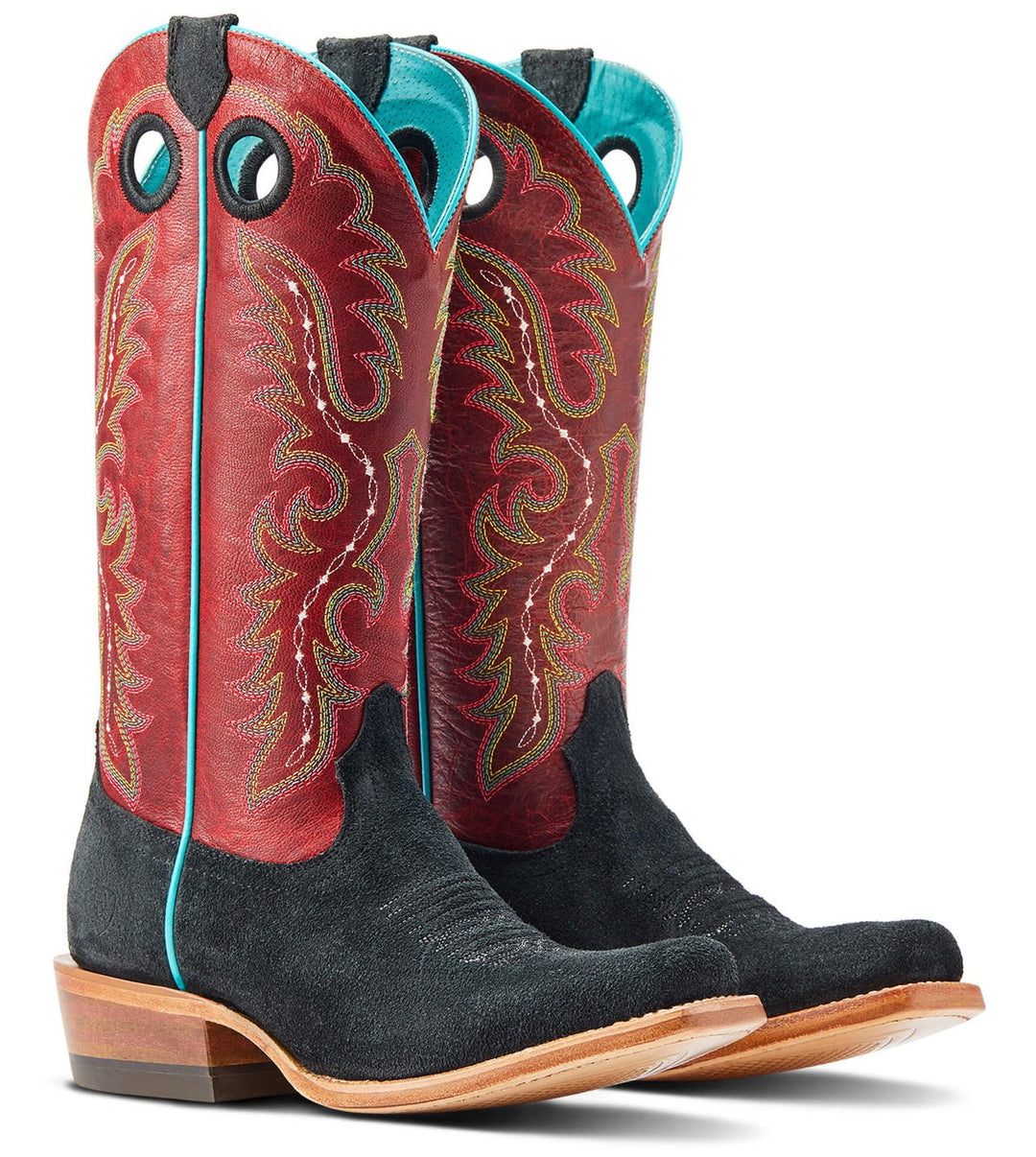 Futurity Boon Western Boot - Black - Double C Western SupplyAriat