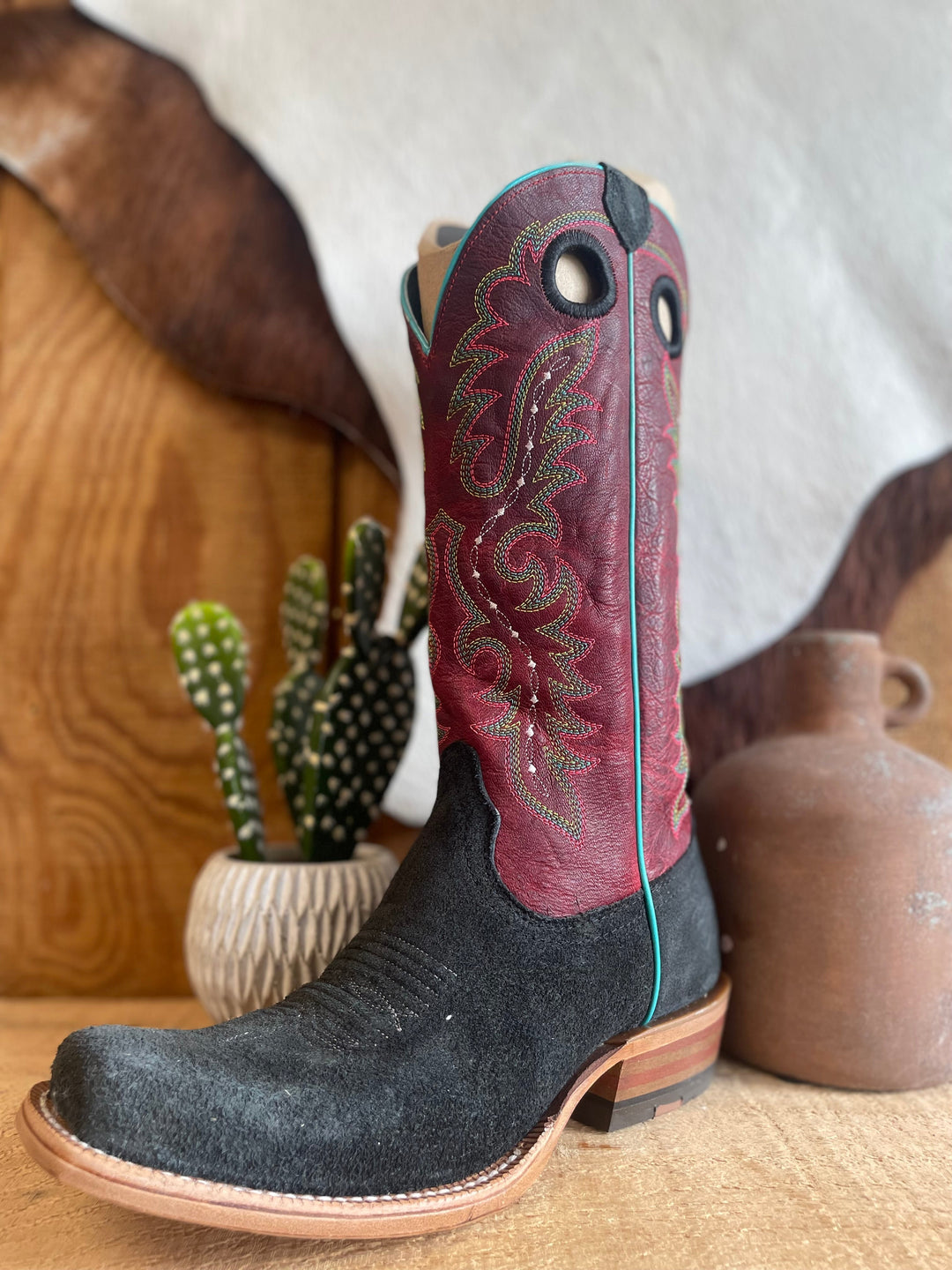 Futurity Boon Western Boot - Black - Double C Western SupplyAriat