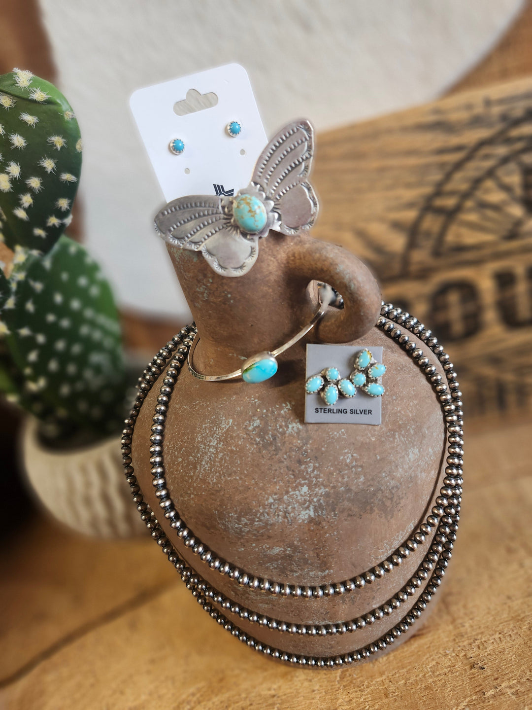 Genuine Turquoise Earrings - Double C Western SupplyWestward Winds