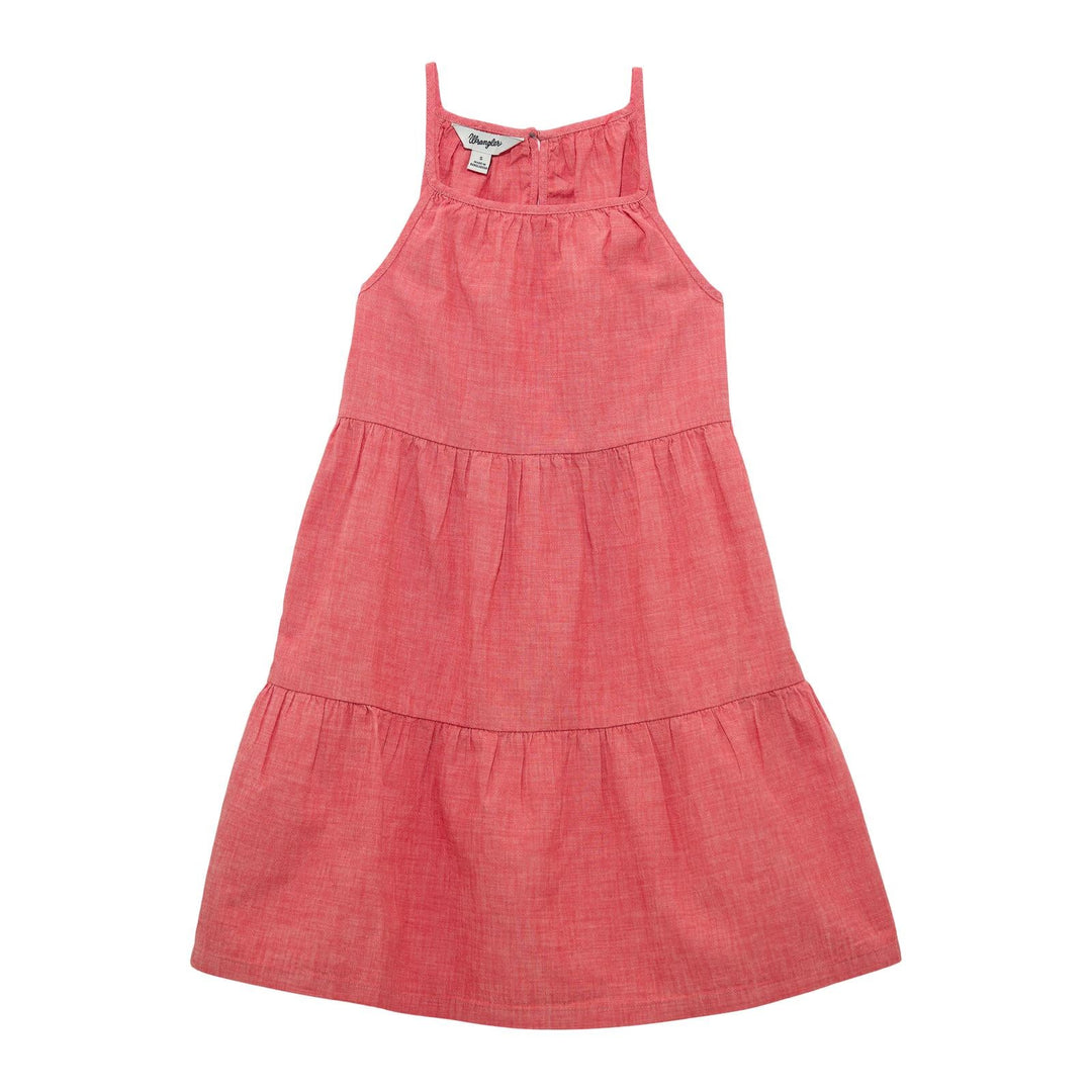 Girls Western Dress - Red - Double C Western SupplyWrangler