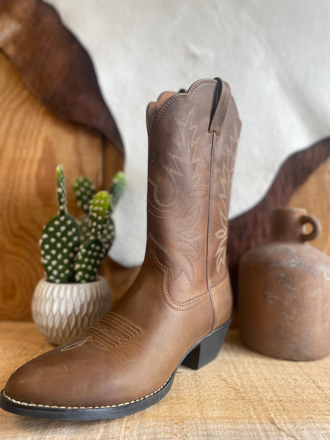 Heritage R Toe Western Boot - Women 10001021 - Double C Western SupplyAriat