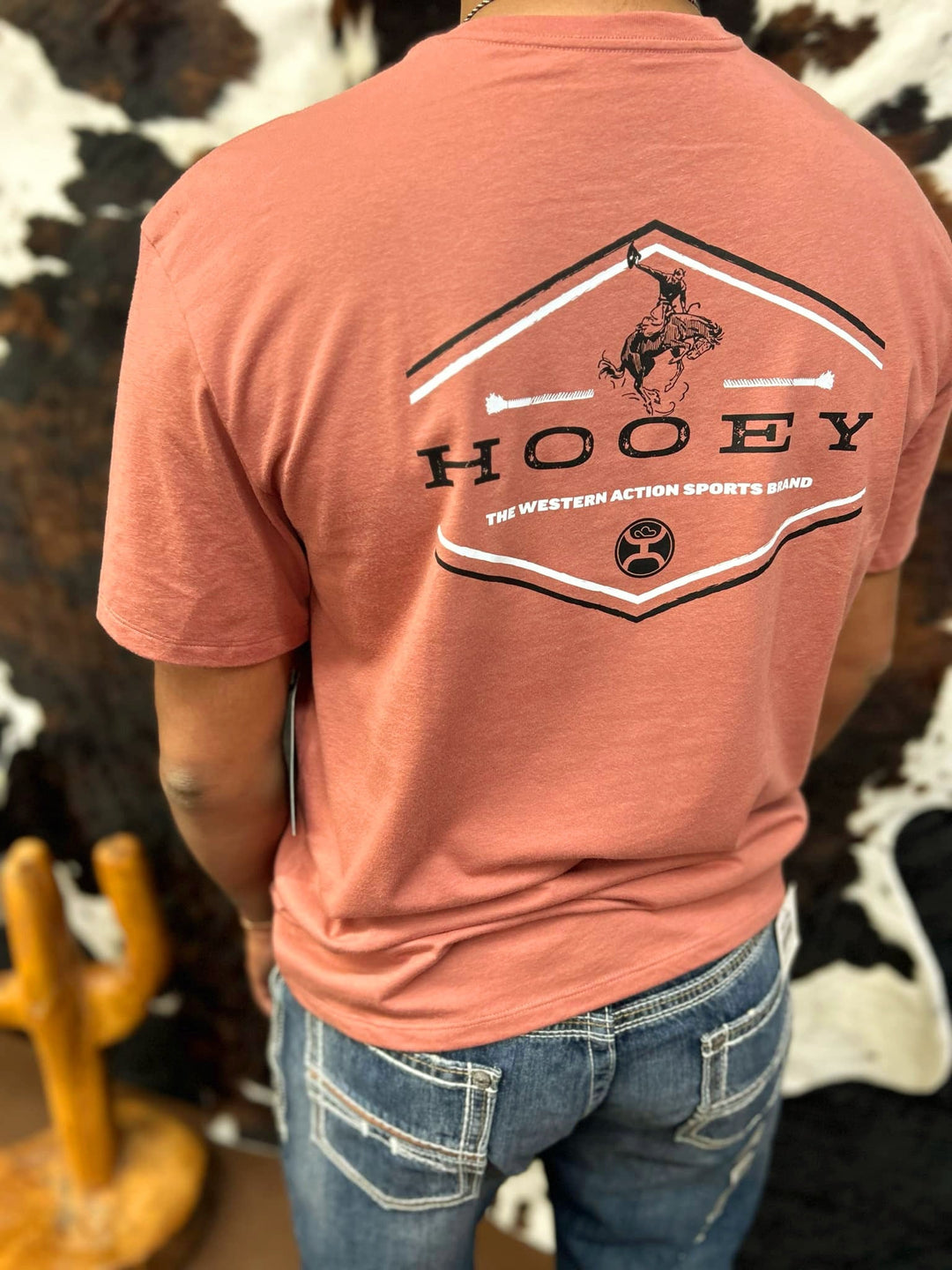 Hooey "Hooey Mountains" Light Mahogany T-shirt - Double C Western SupplyHooey