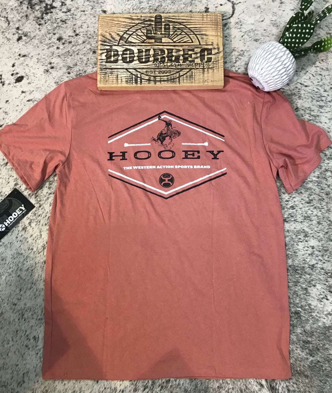 Hooey "Hooey Mountains" Light Mahogany T-shirt - Double C Western SupplyHooey
