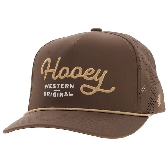 Hooey Men's OG Brown 5 Panel Trucker Hat 2560T-BR - Double C Western SupplyHooey