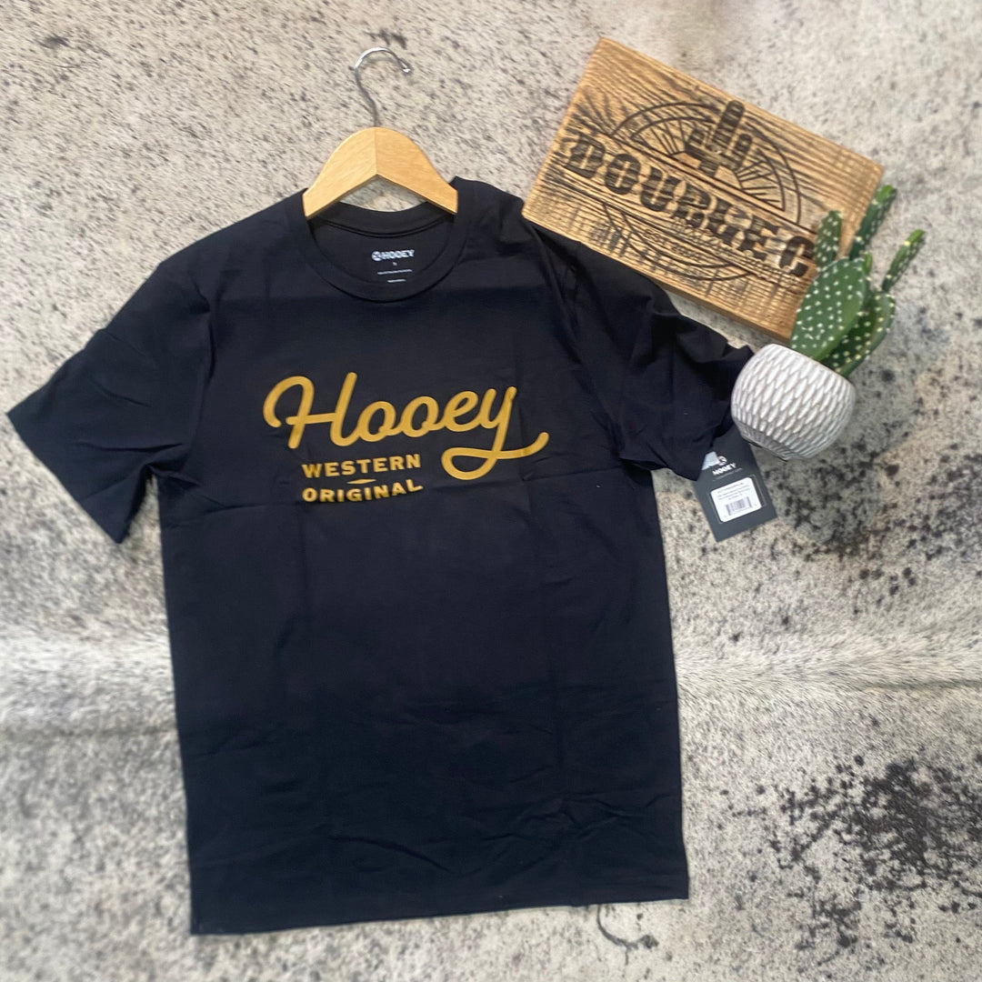 Hooey "OG" Black T-Shirt - Double C Western SupplyHooey