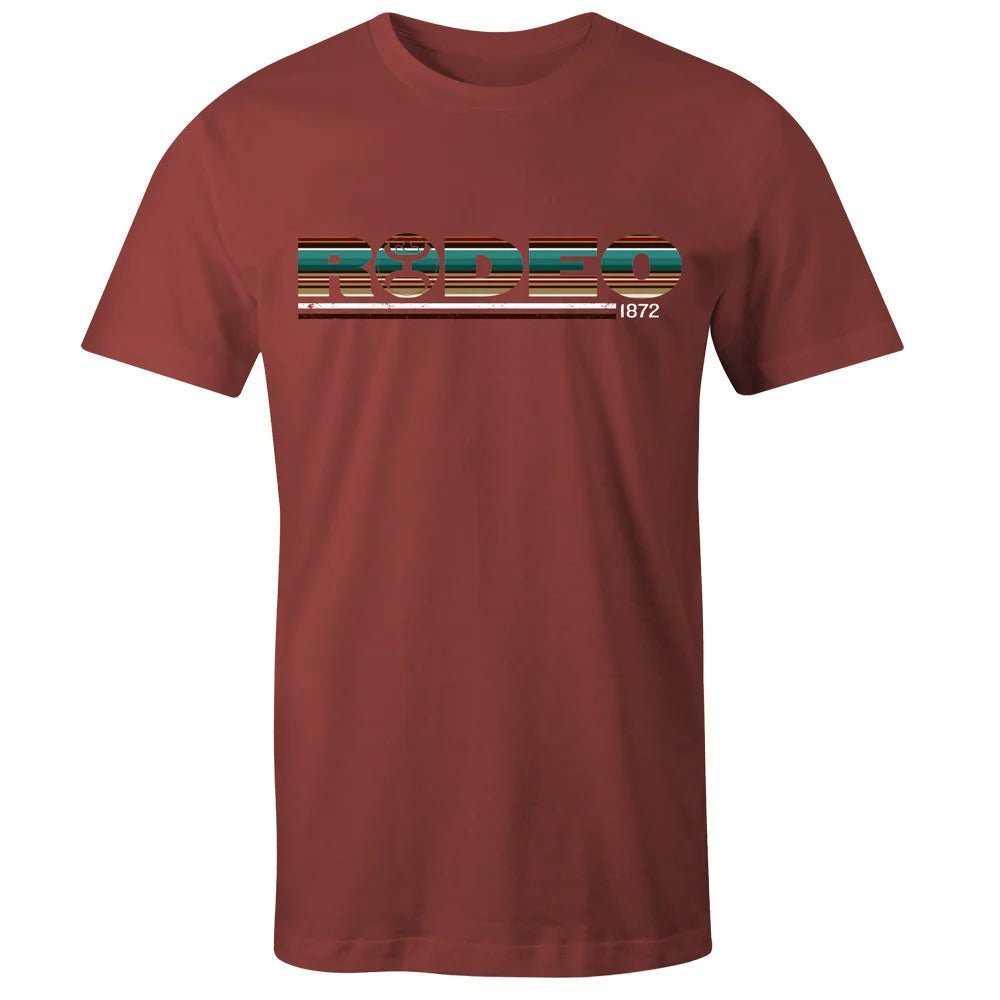 Hooey "Rodeo" Crimson w/ Serape T-shirt - Double C Western SupplyHooey