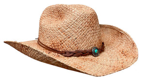 STETSON Flatrock Natural/Burned Cowboy Hat