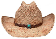Load image into Gallery viewer, STETSON Flatrock Natural/Burned Cowboy Hat

