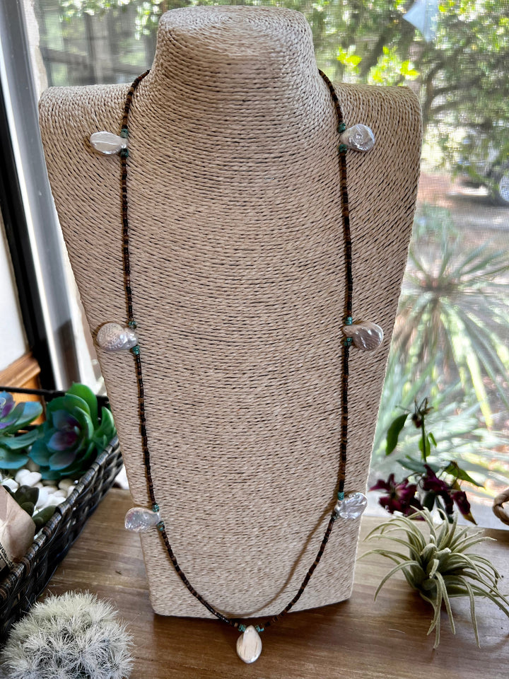 38 inch long fresh water pearl necklace Necklaces Shopify Collective The Bijoux FAB Jewelry The Bijoux FAB Jewelry