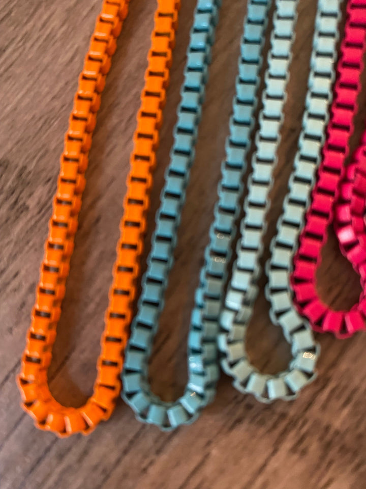 Color chain bike necklace 16 inch Necklaces Shopify Collective The Bijoux FAB Jewelry The Bijoux FAB Jewelry