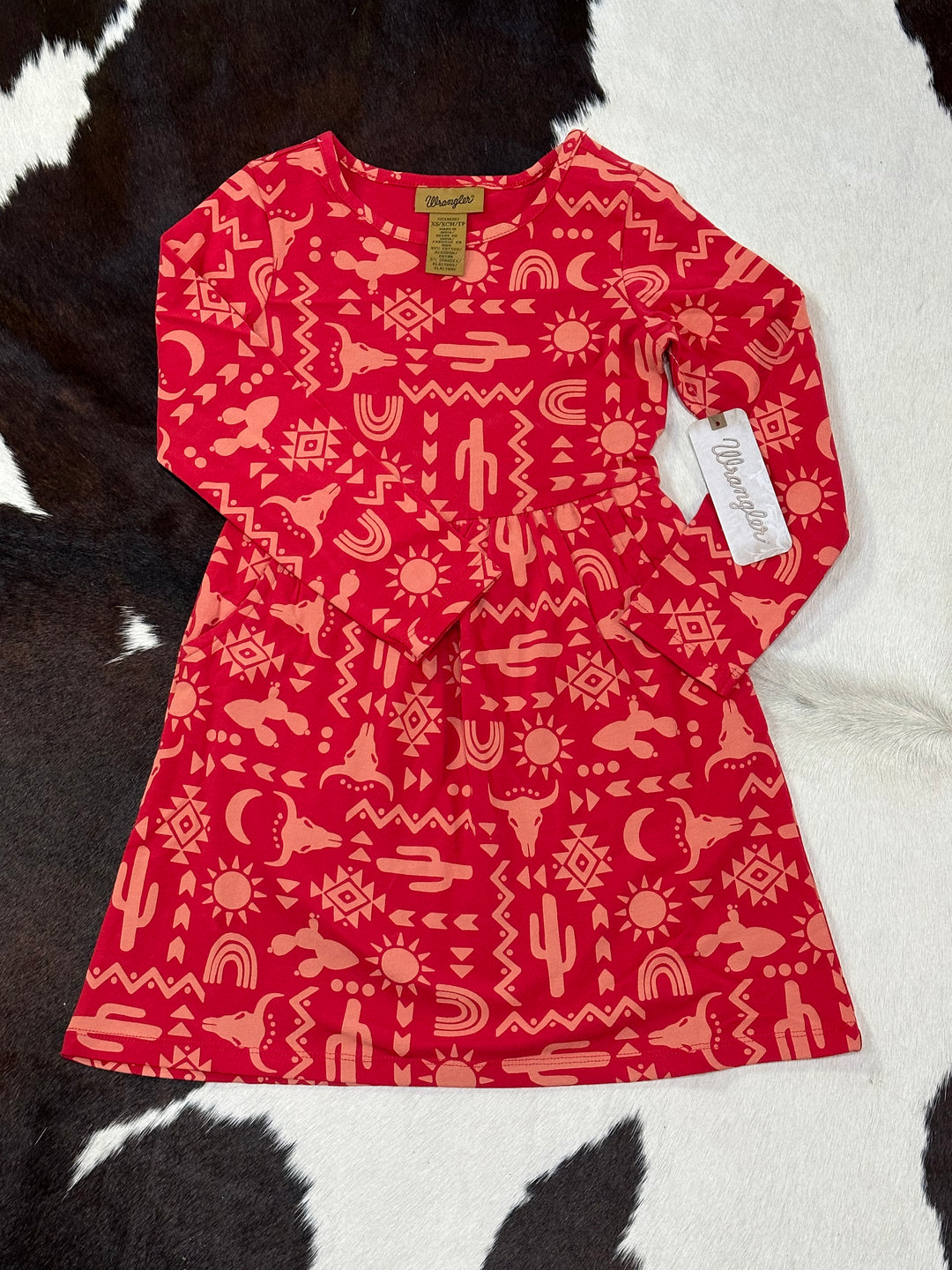 Wrangler Girls Dress w/Pockets Wrangler