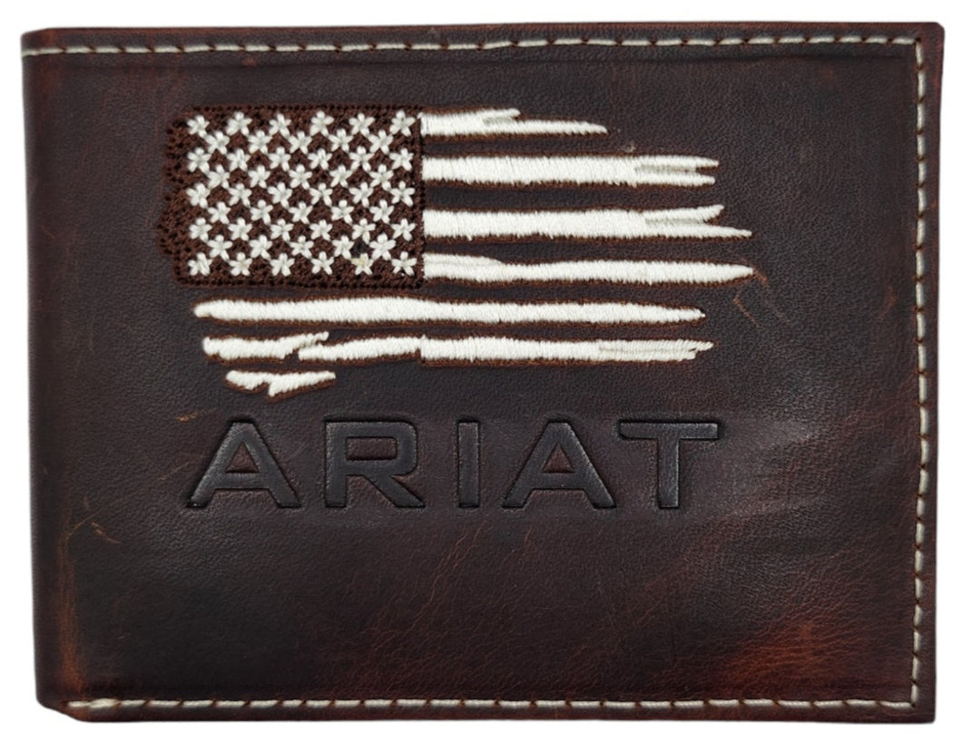 ARIAT BIFOLD AMERICAN FLAG - ACCESSORIES WALLET