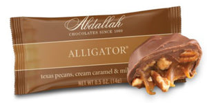Alligator-Pecans Caramel Chocolate-Singles