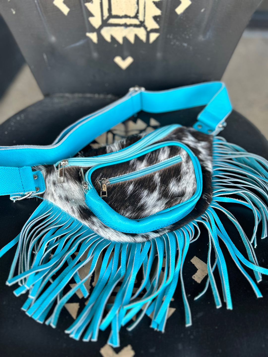 Fringe Belt Bag Women's Double C