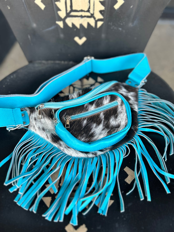 Fringe Belt Bag Women's Double C