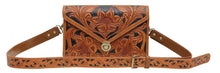 Load image into Gallery viewer, MYRA CIRCE HAND-TOOLED BAG
