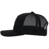 Load image into Gallery viewer, HOOEY &quot;CHEYENNE&quot; HAT BLACK W/BLUE/WHITE/BLACK PATCH
