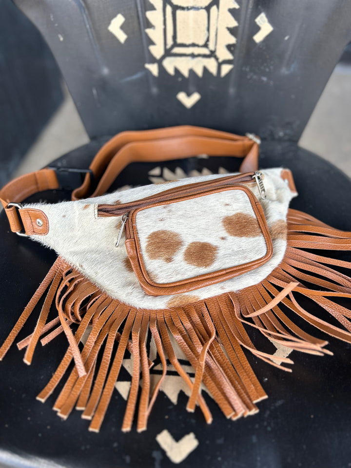 Fringe Belt Bag Women's Double C