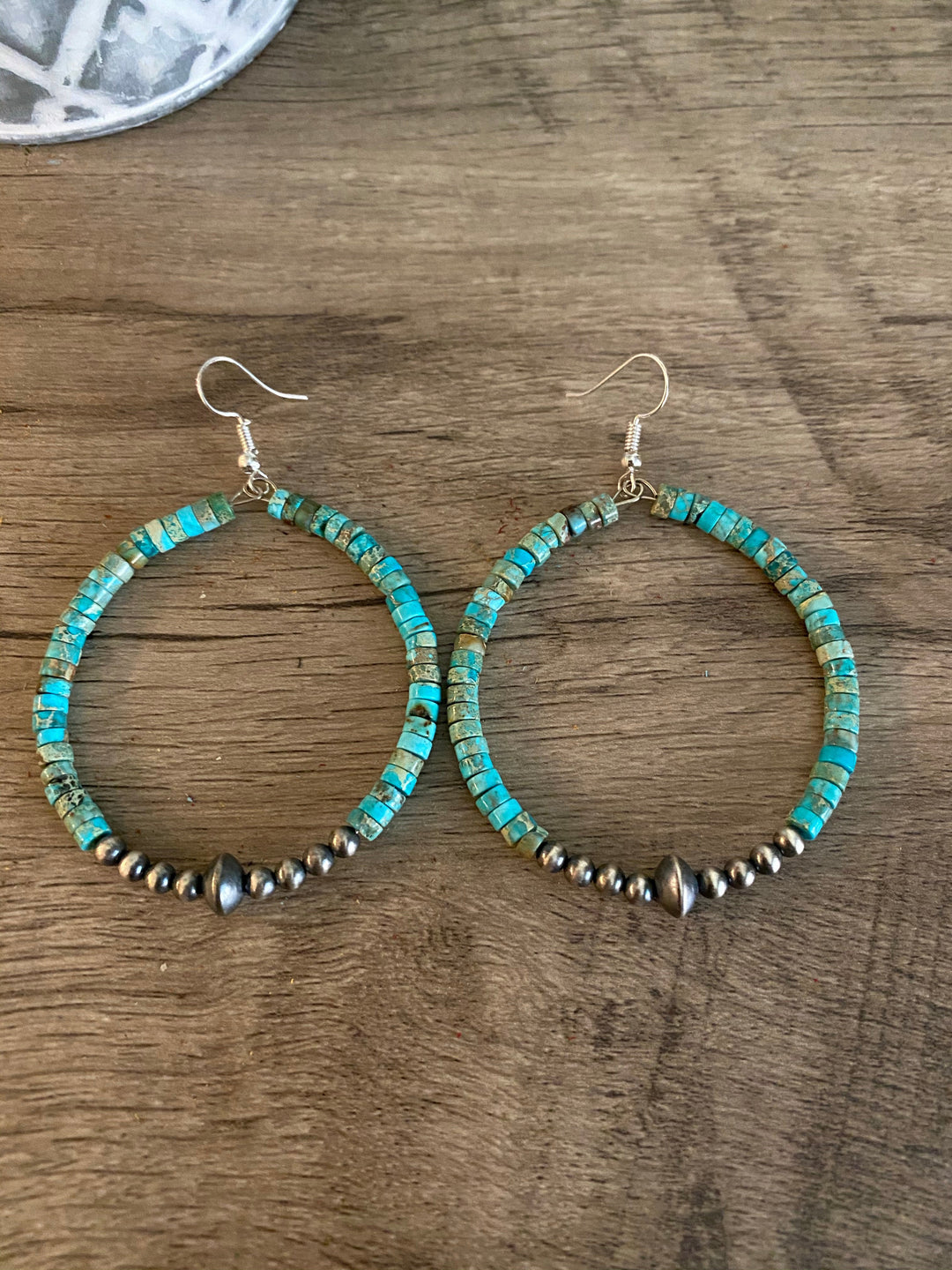 Sterling Silver Pearls Hoop Earrings earrings Shopify Collective The Bijoux FAB Jewelry The Bijoux FAB Jewelry