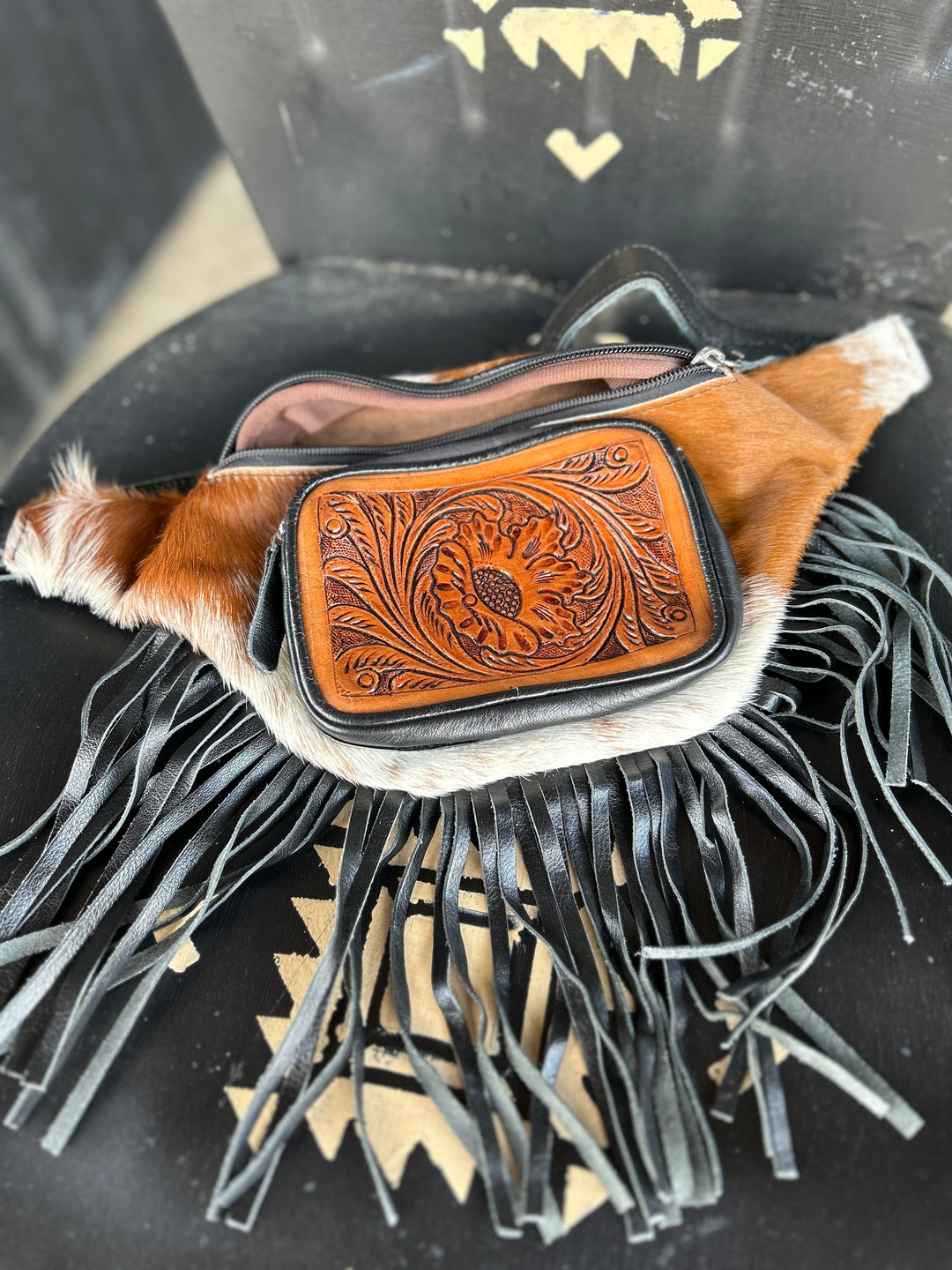 Fringe Belt Bag Women's Double C