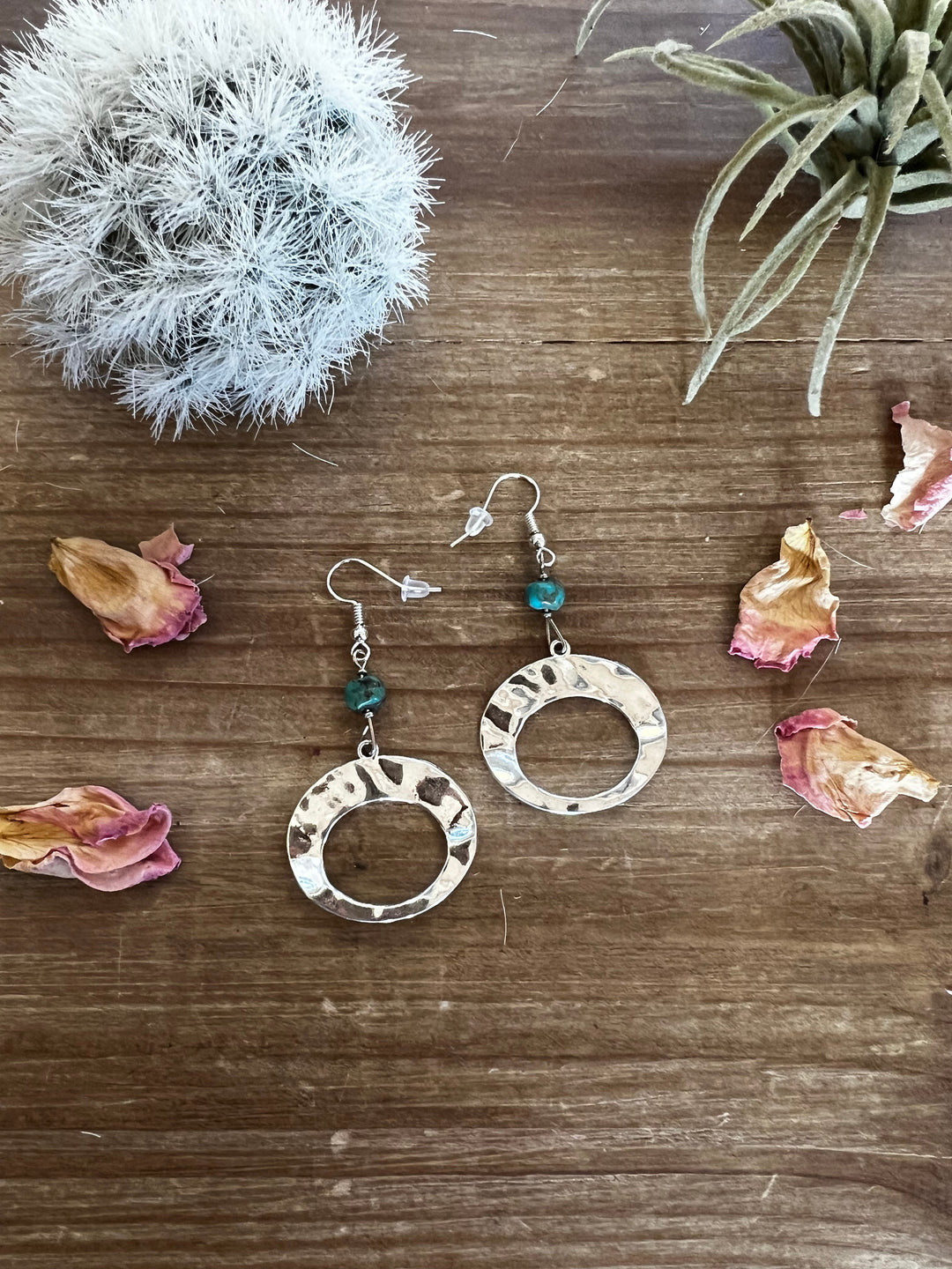 Real turquoise earrings and dangle Earrings Shopify Collective The Bijoux FAB Jewelry The Bijoux FAB Jewelry