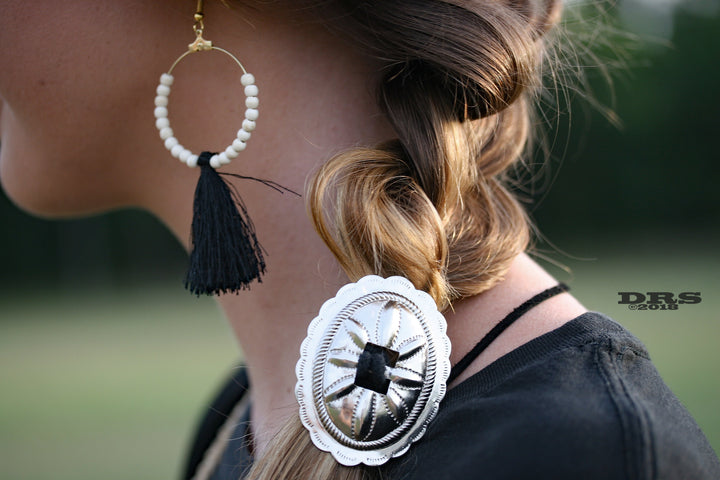 Concho Hair Tie - pick your favorite - Buy 1, Get one Free hair ties Shopify Collective The Bijoux FAB Jewelry The Bijoux FAB Jewelry