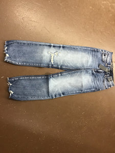L&B Straight Crop Fit Mid Rise Jeans