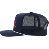 Load image into Gallery viewer, OG&quot; HOOEY HAT NAVY W/RED &amp; WHITE
